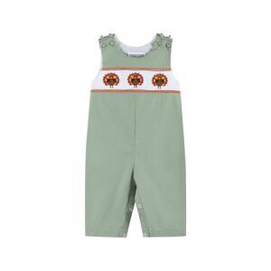 Lil Cactus Turkey Smocked Overall